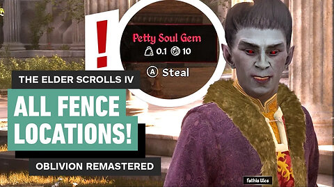 Oblivion Remastered - Where to Sell Stolen Items _ All Fence Locations