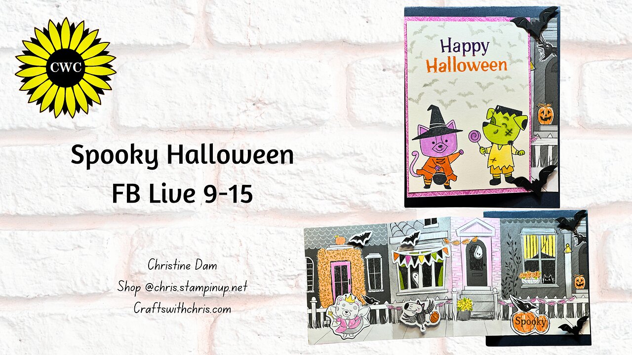 "Spooky Halloween Fun Fold Card Tutorial 🎃✂️ Make This Creepy-Cool Card!"