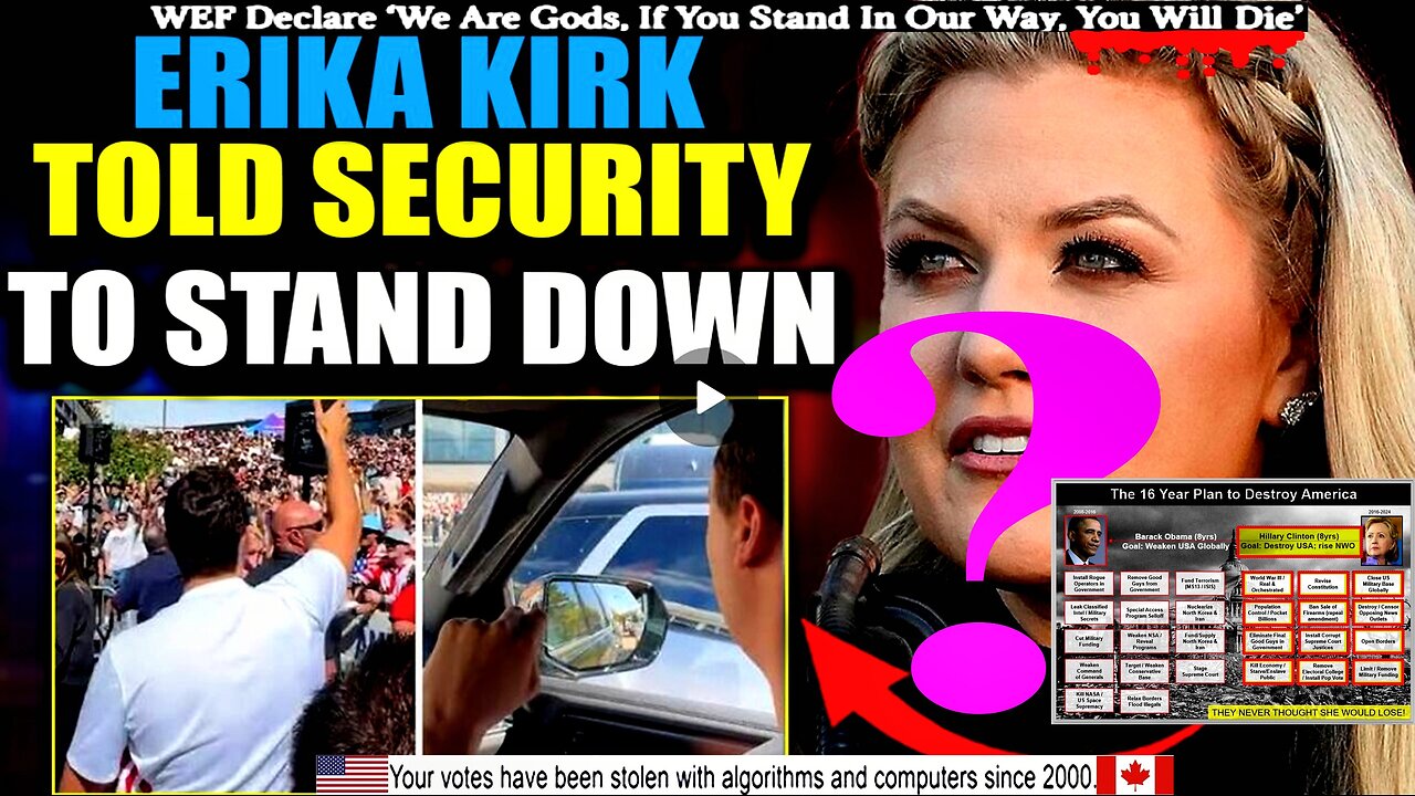 TPUSA Insider Reveals Erika Kirk Gave Security Stand Down Order at UVU Event