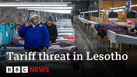Lesotho factory that made Trump golf shirts hit hard by US tariffs | BBC News