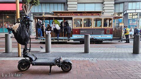 🛴💨💯🤙Electric Scooter Tour:San Francisco California...Little Italy • Union Square😎Hype Version