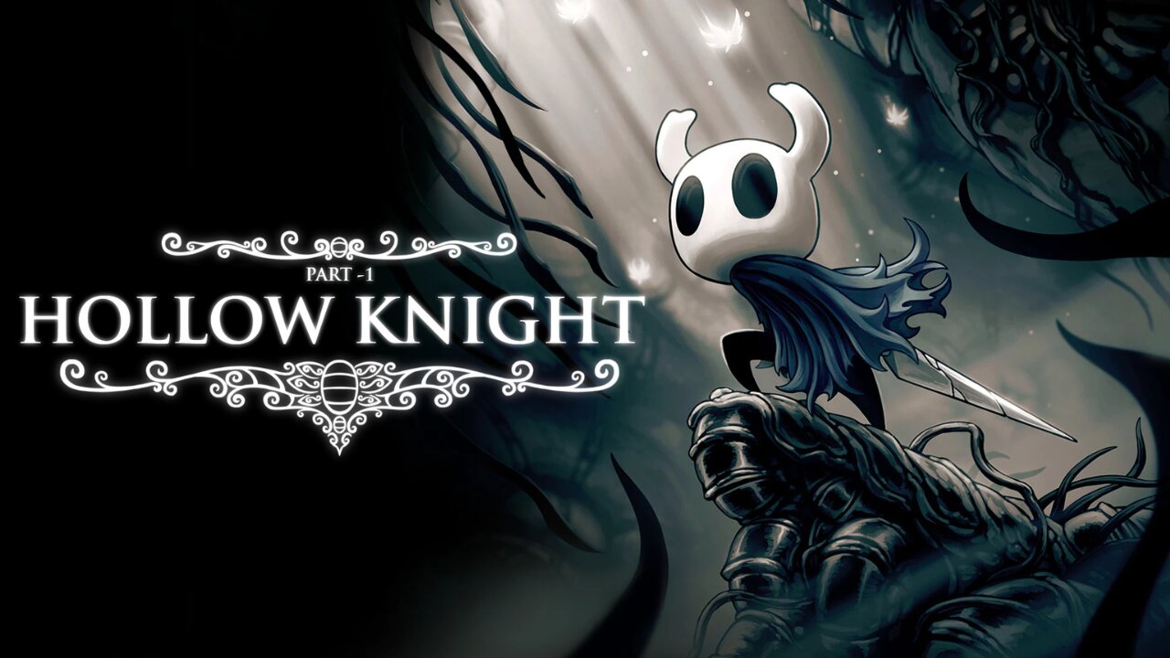 Playing hollow knight 🥲