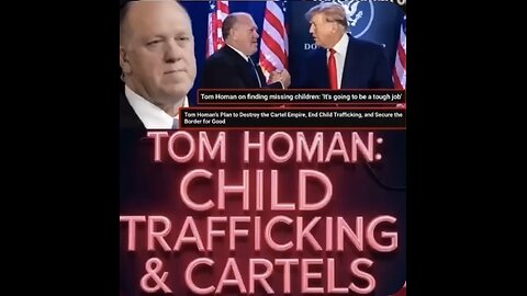🌀💰👶 Tom Homan: Cartels make billions from child trafficking