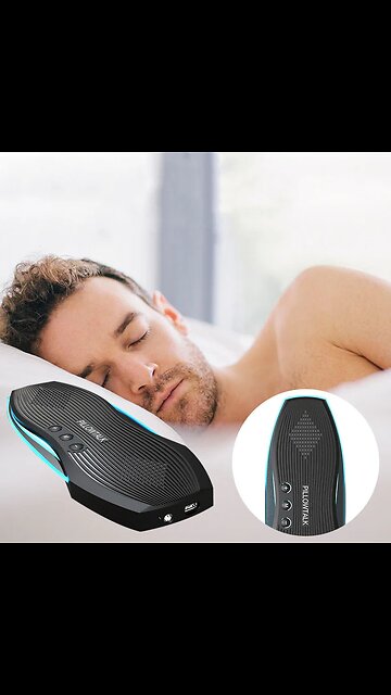 Portable & Rechargeable Under-Pillow Bluetooth Speaker, No Electronic Radiation, with HD Microphone