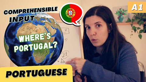 Where is Portugal? (clip) | Learn European Portuguese with comprehensible input