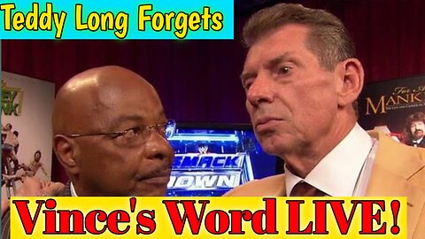 Forgets Vince McMahon's Approved Word Live on WWE TV