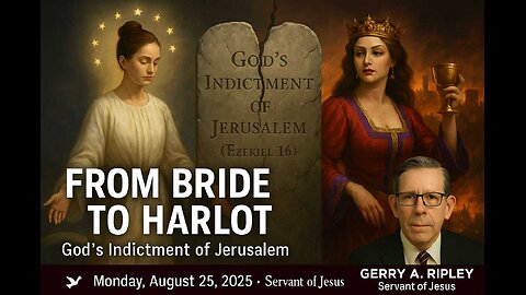 💔 FROM BRIDE TO HARLOT — GOD’S INDICTMENT OF JERUSALEM