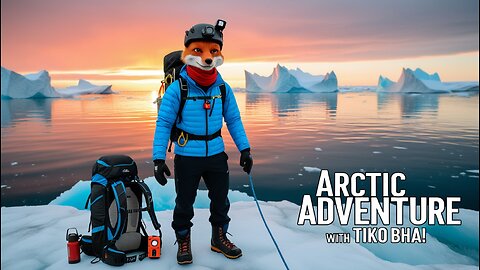 🌌 Arctic Adventure with Tiko Bhai – Chasing Northern Lights! ❄️