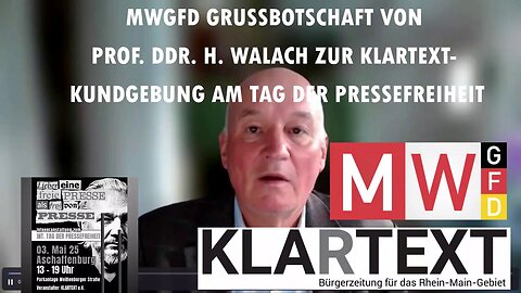 "Alternative Medien stärken, kritische Fragen zulassen und den Mut zur Abweichung fördern" (MWGFD)