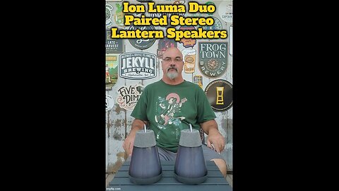 Backyard Gear: Ion Luma Duo Paired Stereo Lantern Bluetooth Speakers