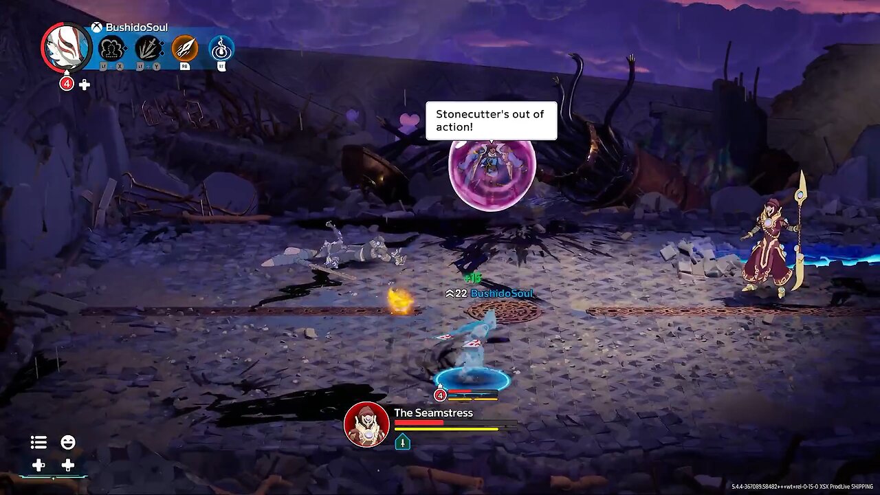 Beating the final boss on Towerbone