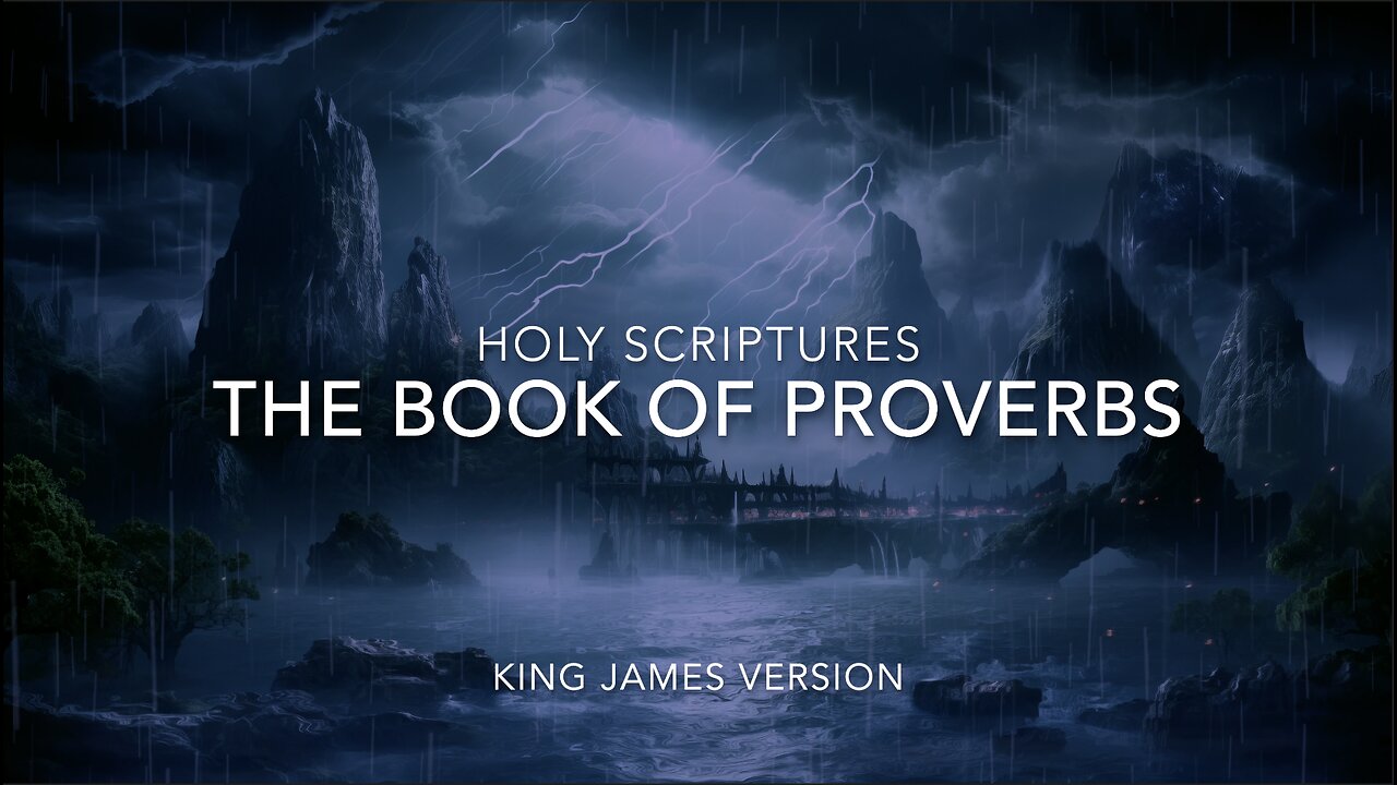 Book of Proverbs KJV | Holy Hebrew Name | Heavy Rain