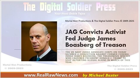 JAG Convicts Federal DC District Court Judge James Boasberg of Treason