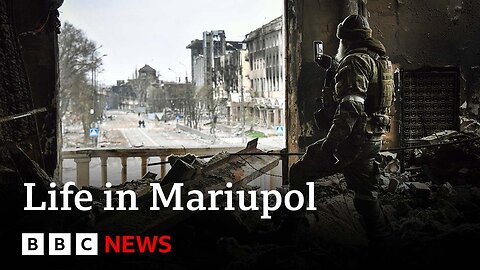 Residents of Ukraine's Mariupol deny Russian claims occupied city returning to normal | BBC News