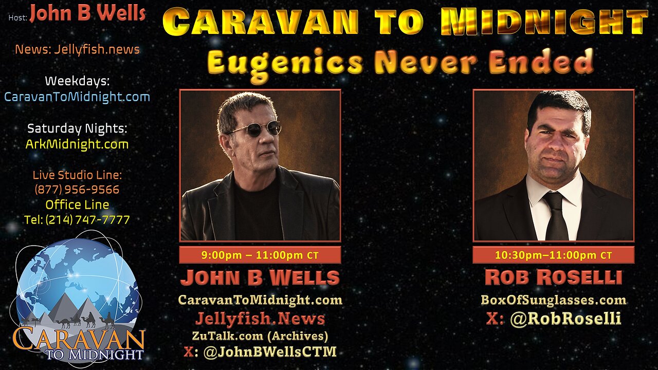 Eugenics Never Ended - John B Wells LIVE