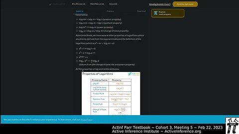 ActInf Textbook Group ~ Cohort 3 ~ Meeting 5 (Chapter 2, part 2)