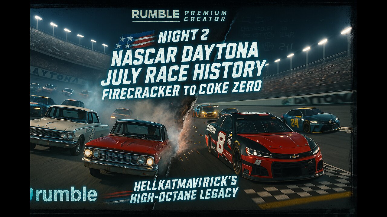🏎 🏁MORNING/DAY 2 of NASCAR Daytona July Race History & NASCAR DOCS: Firecracker to Coke Zero