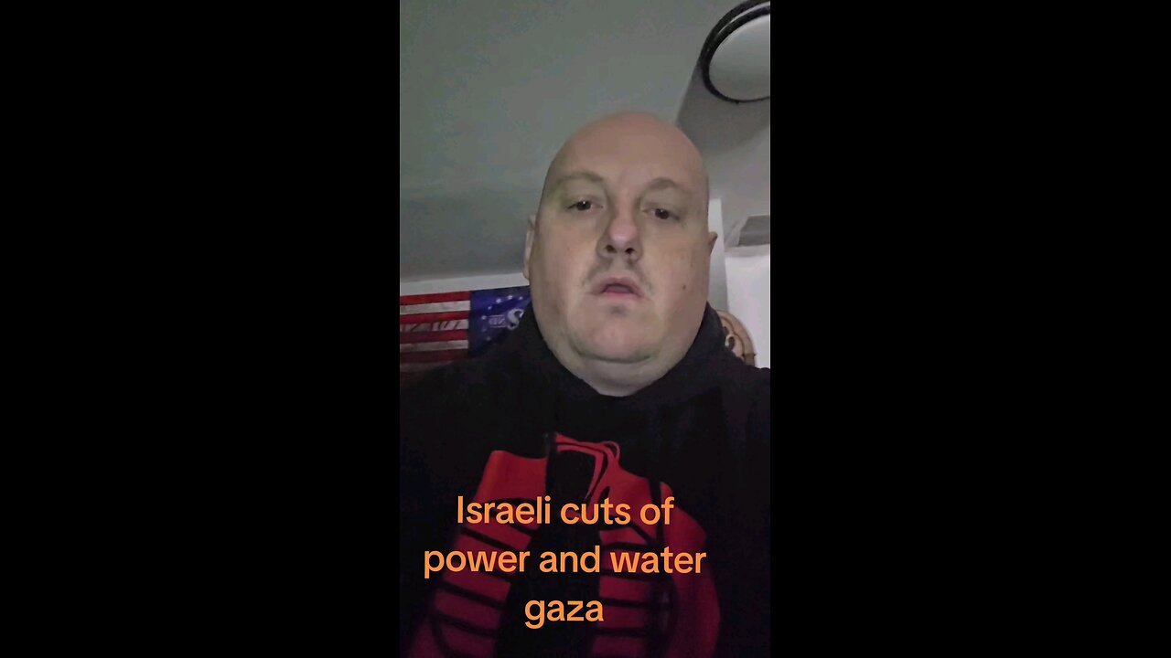 Israel cuts of water and power to gaza