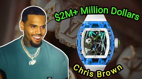 Chris Brown’s $Millions in Ice 💎🔥 (Chains + Watches) | Luxury Moments |