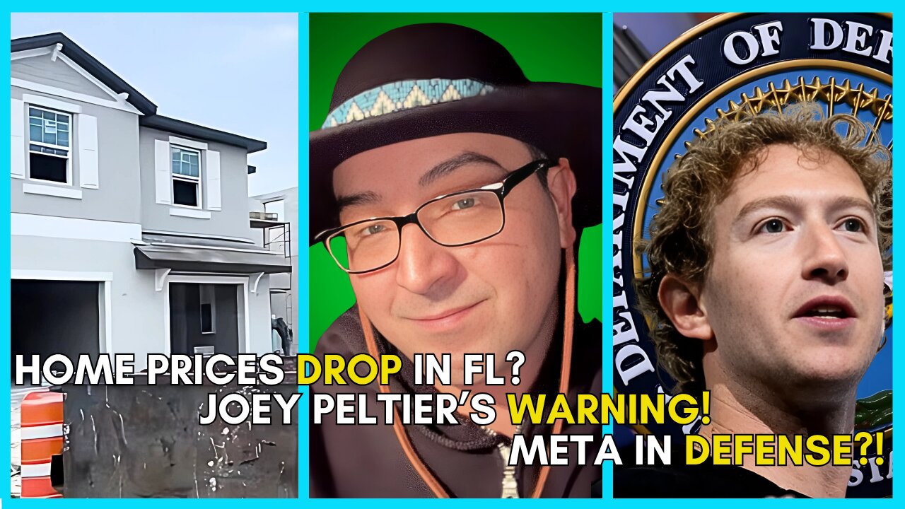 Greenwashing FOOLS Us, Joey Peltier Joins, Ghost Towns in FL?, Meta in DEFENSE?