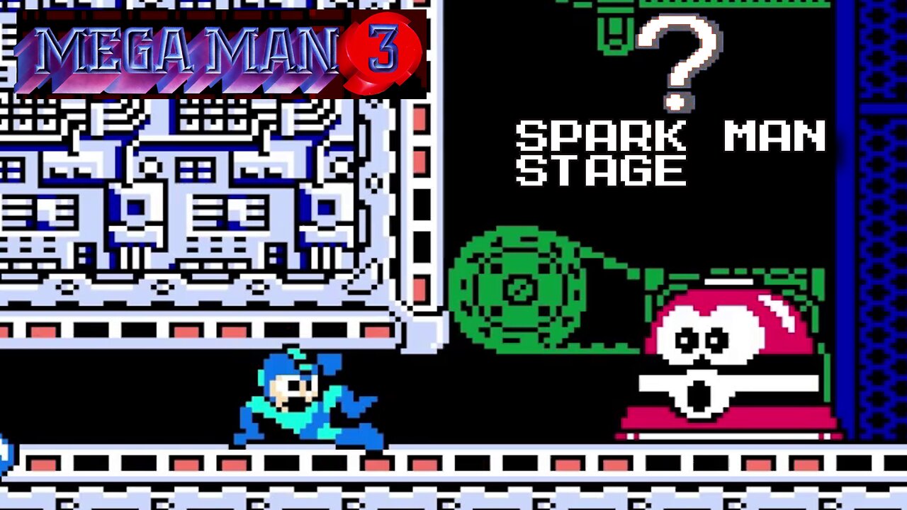 Mega Man 3 (NES) - '?' Spark Man stage