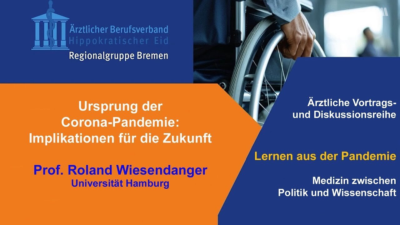 🎯🚨Ursprung der Corona Pandemie ☝️👉Prof. Dr. Roland Wiesendanger🔝