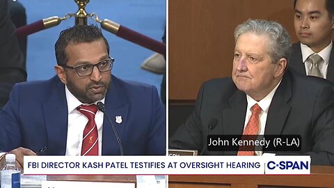 John Kennedy (R-LA) questions Kash Patel * 9/16/25