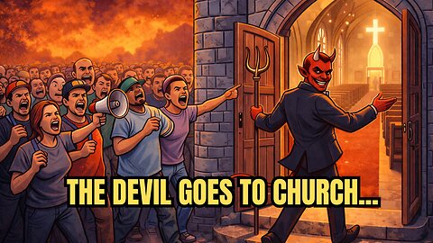 The devil goes to church