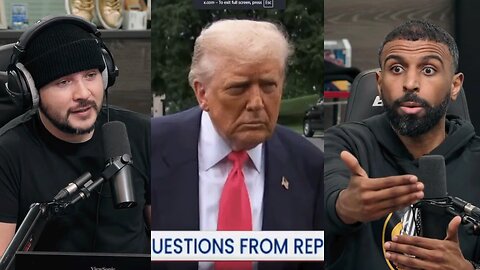 Myron and Tim Pool react to Trump says "Epstein files are a made-up hoax"