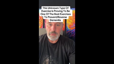 This Unknown Type Of Exercise Is Proving To Be One Of The Best Exercises To Prevent/Reverse Dementia