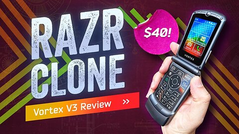 Vortex V3: A $40 Clone Of A 20-Year-Old Phone – With Android?!
