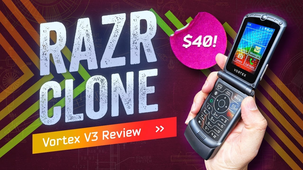 Vortex V3: A $40 Clone Of A 20-Year-Old Phone – With Android?!