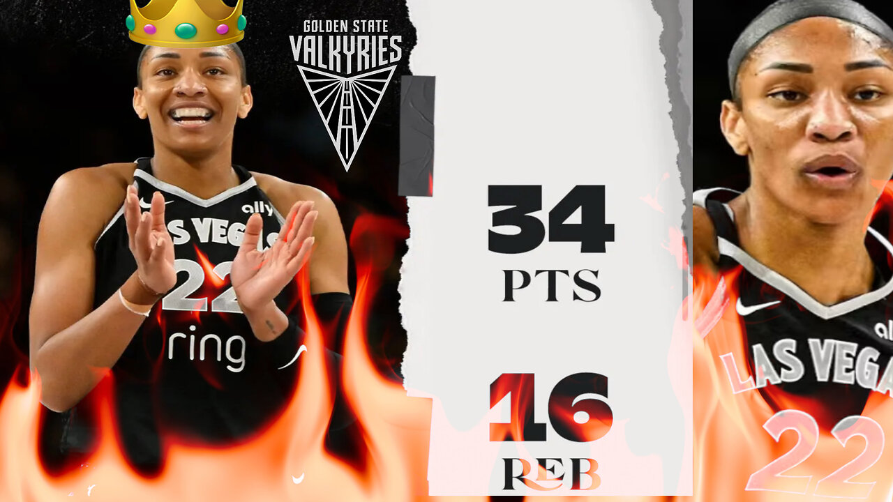Aja DOMINATED! Reacting To Golden State Valkyries vs. Las Vegas Aces | FULL GAME HIGHLIGHTS