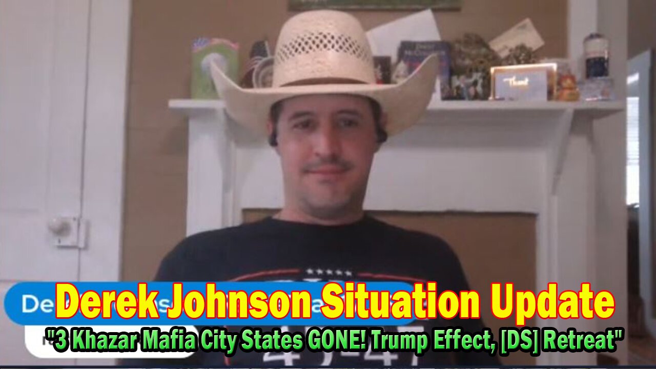 Derek Johnson Situation Update Apr 24: "3 Khazar Mafia City States GONE! Trump Effect, [DS] Retreat"