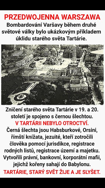 BOMBARDOVÁNÍ VARŠAVY A ÚKLID STARÉHO SVĚTA