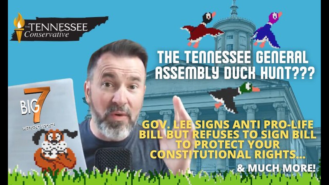 Gov. Lee Signs Anti Pro-Life Bill But Refuses To Sign Bill To Protect Your Constitutional Rights…