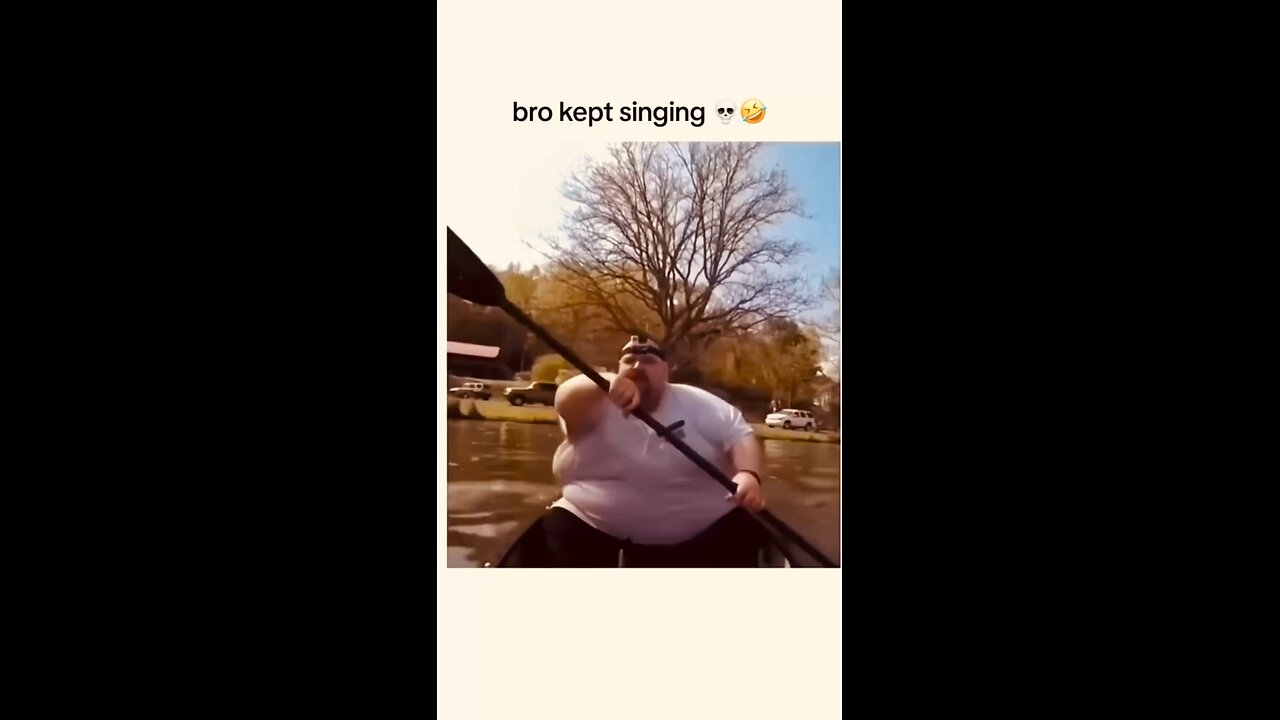 Bro kept singing 😂😂