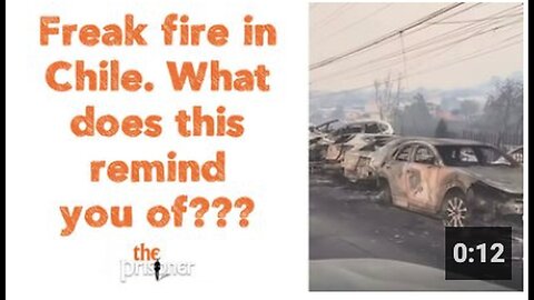 "Unexpected Blaze in Chile: A Striking Reminder of What?"