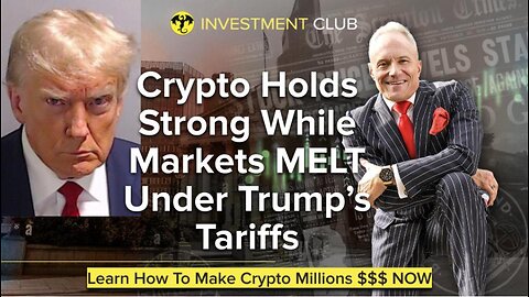 Crypto Holds Strong While Markets MELT Under Trump’s Tariffs