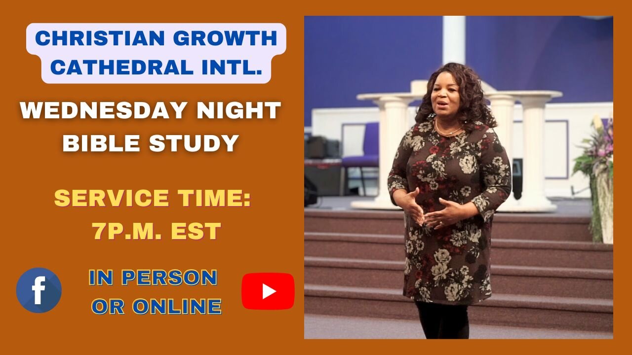 C.G.C. Wednesday Night Bible Study (April 9th 2025)