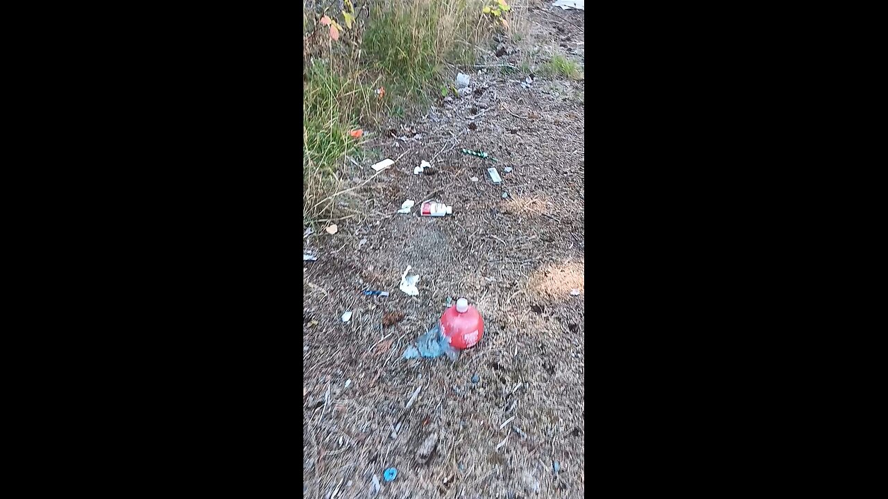 SOME HOMELESS DUDE TRASHED MY AREA