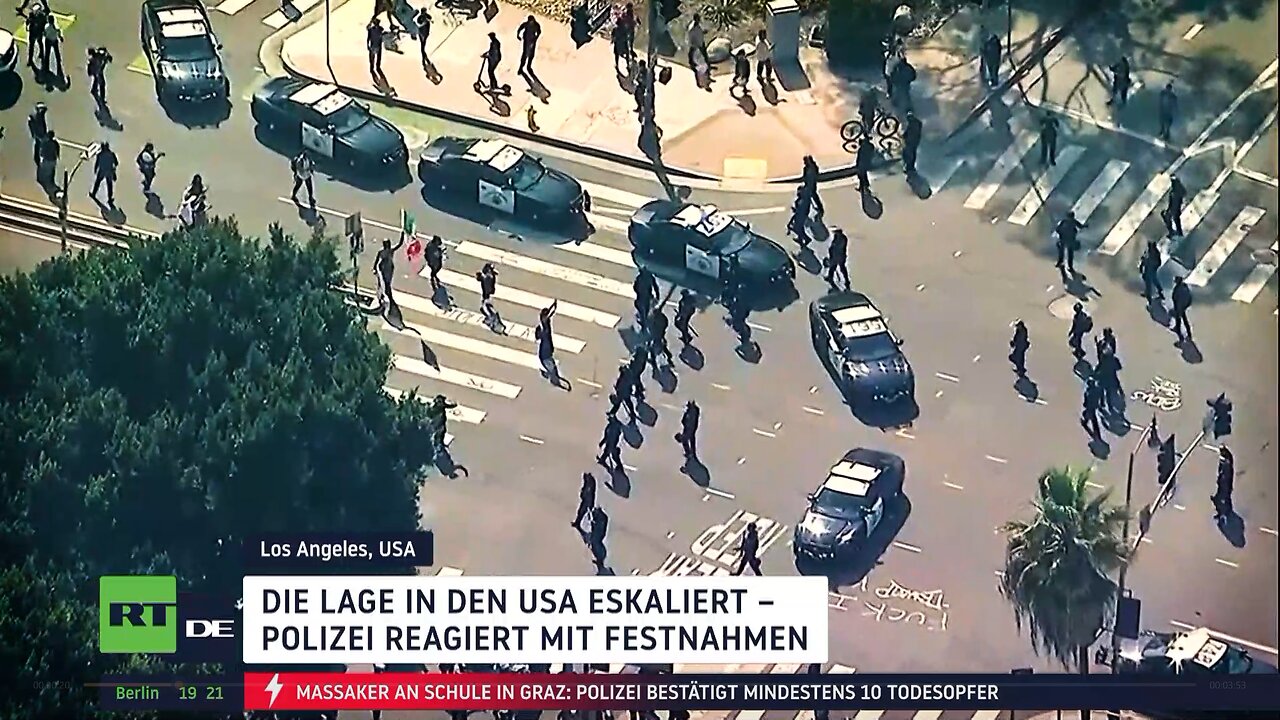 Lage in den USA eskaliert: Gewaltsame Proteste gegen Trumps Migrationspolitik