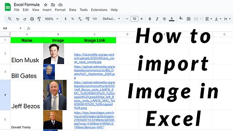 How to insert image in Excel cell?