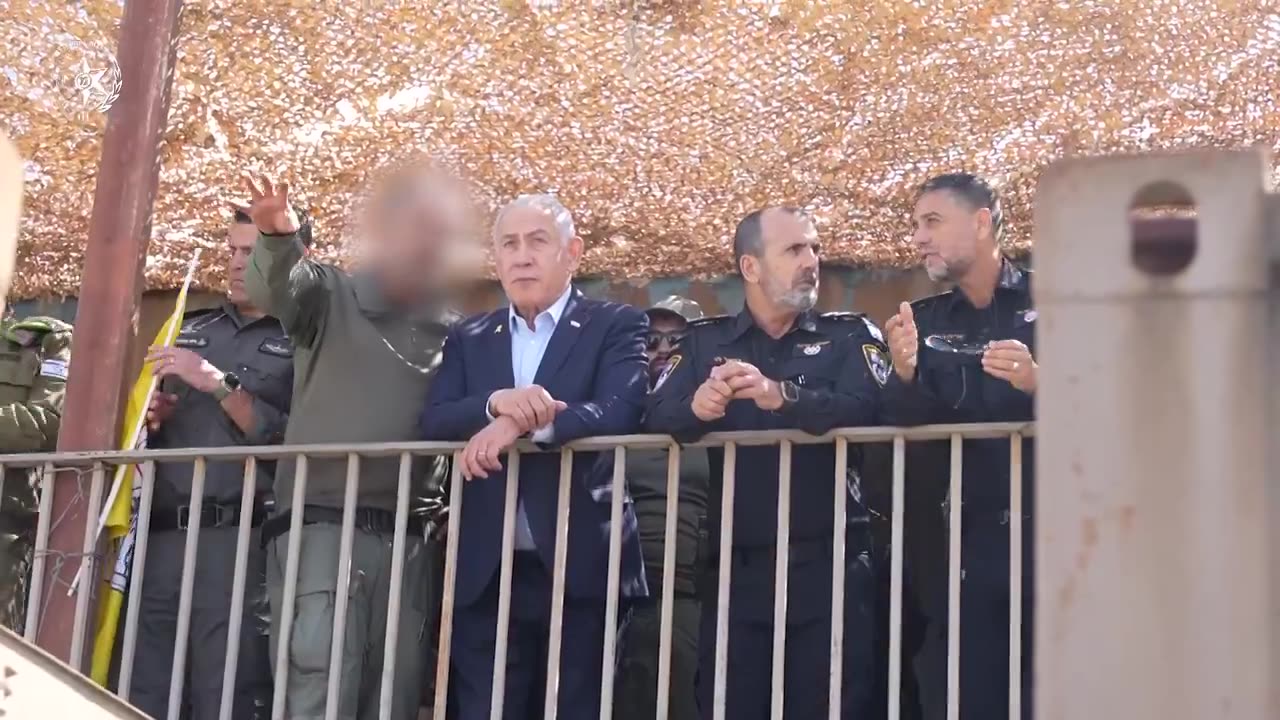 ראש הממשלה נתניהו בבסיס המסתערבים של מג"ב איו"ש: