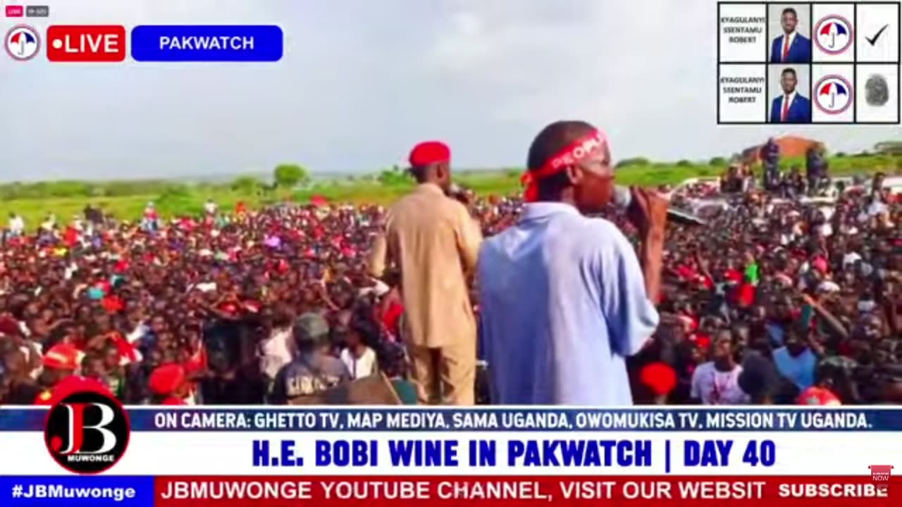Bobi Wine Heads to PAKWATCH & MAD-OKOLLO