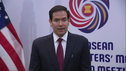 Secretary of State Rubio Remarks: ASEAN Summit Gaggle
