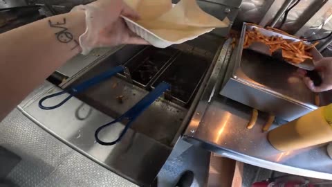 Sausage Food Truck Cooking POV - The Most Satisfying Cooking Video