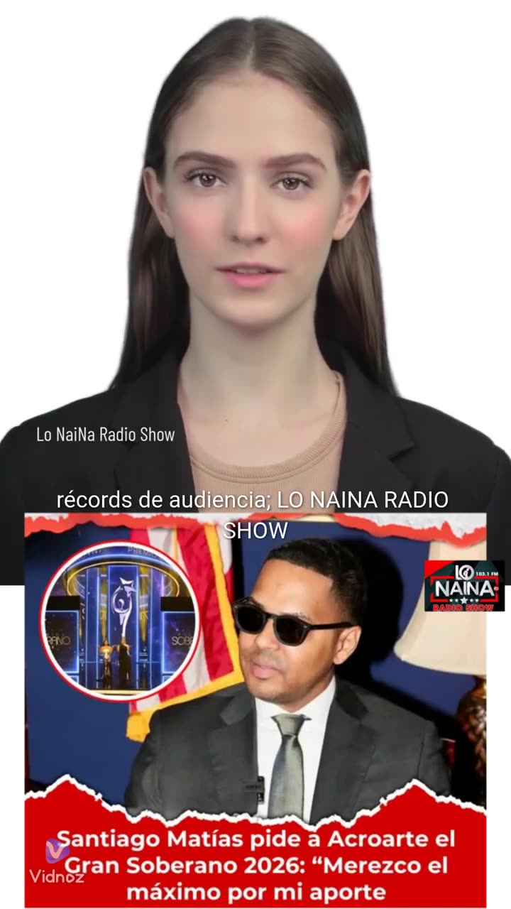 Santiago Matias pide a Acroarte el Gran Soberano 2026