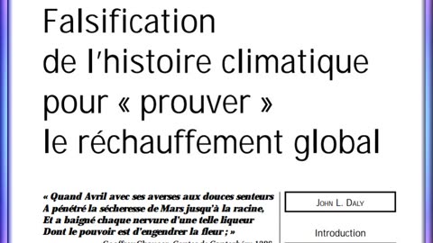 Falsification de l’histoire climatique pour « prouver » le réchauffement global