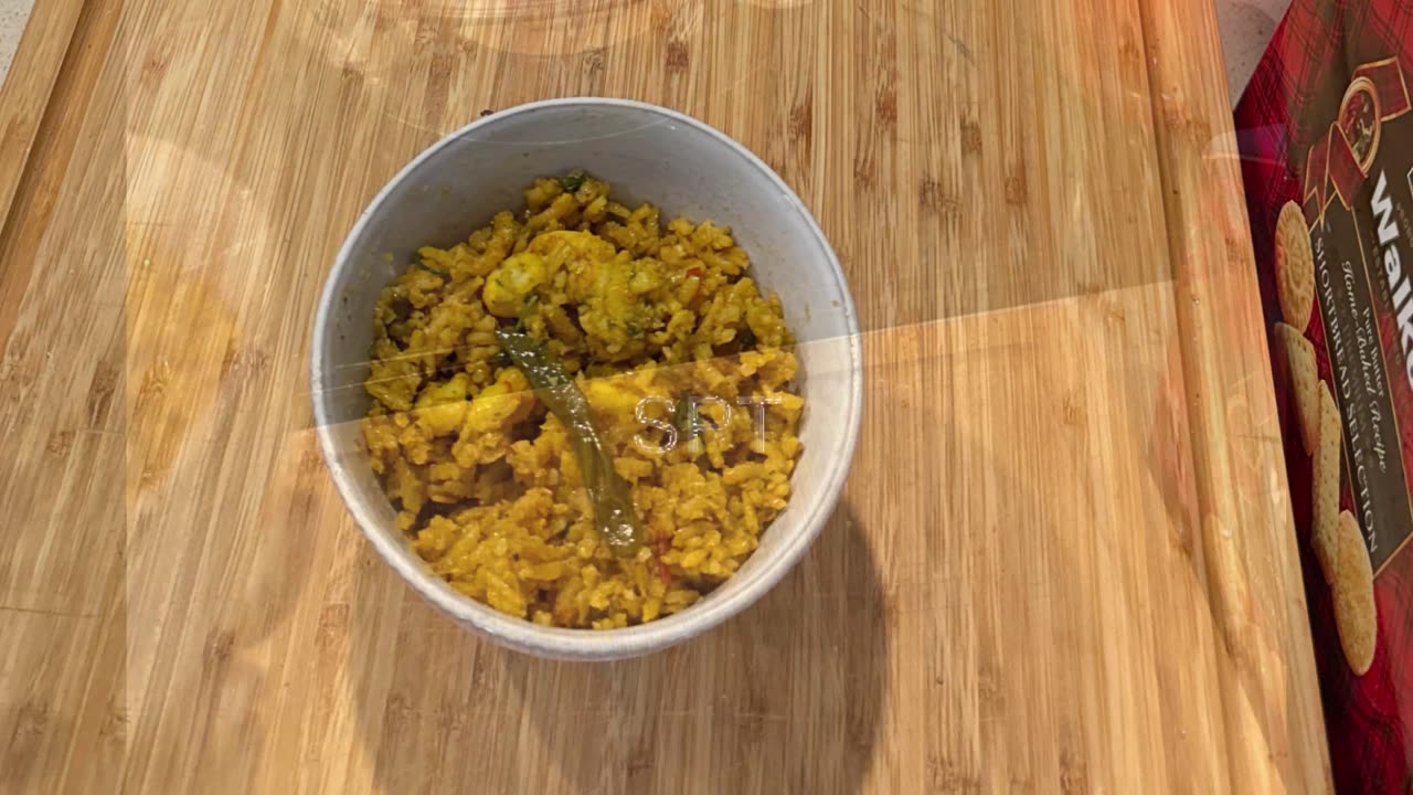 Brown Rice Prawn Pilaf